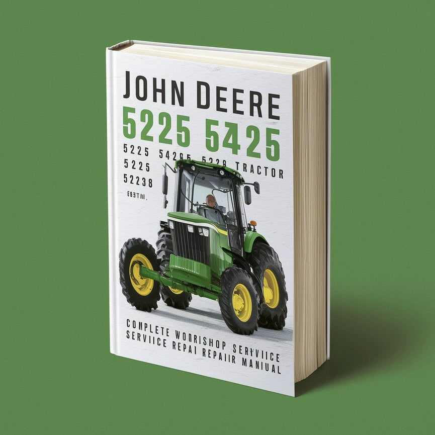 John Deere 5225 5325 5425 5525 Traktor TM2187 Komplett Verkstadstjänst Reparation Manual