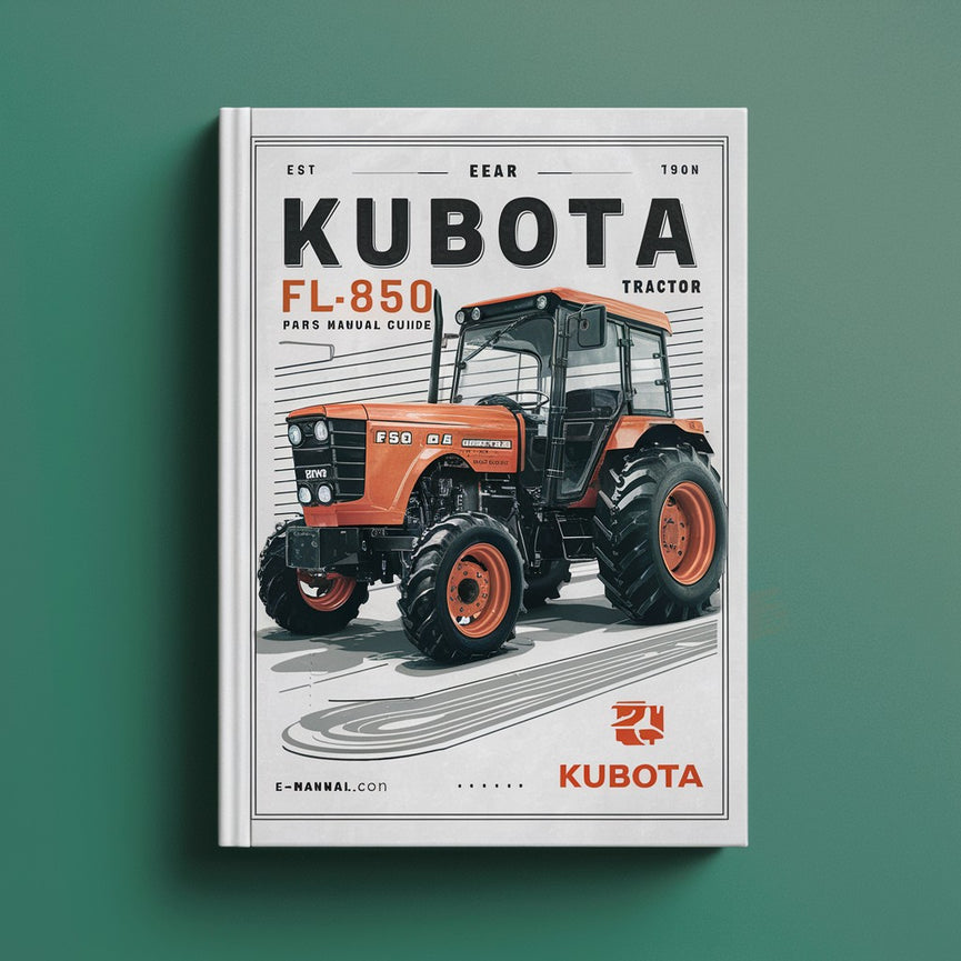 Guía del manual de piezas del tractor Kubota FL850 descargar PDF