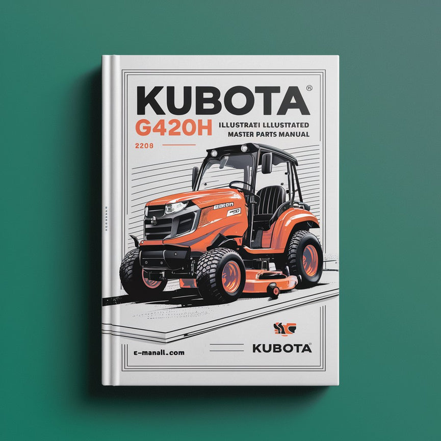 Kubota G4200H Lawnmower Illustrated Master Parts Manual