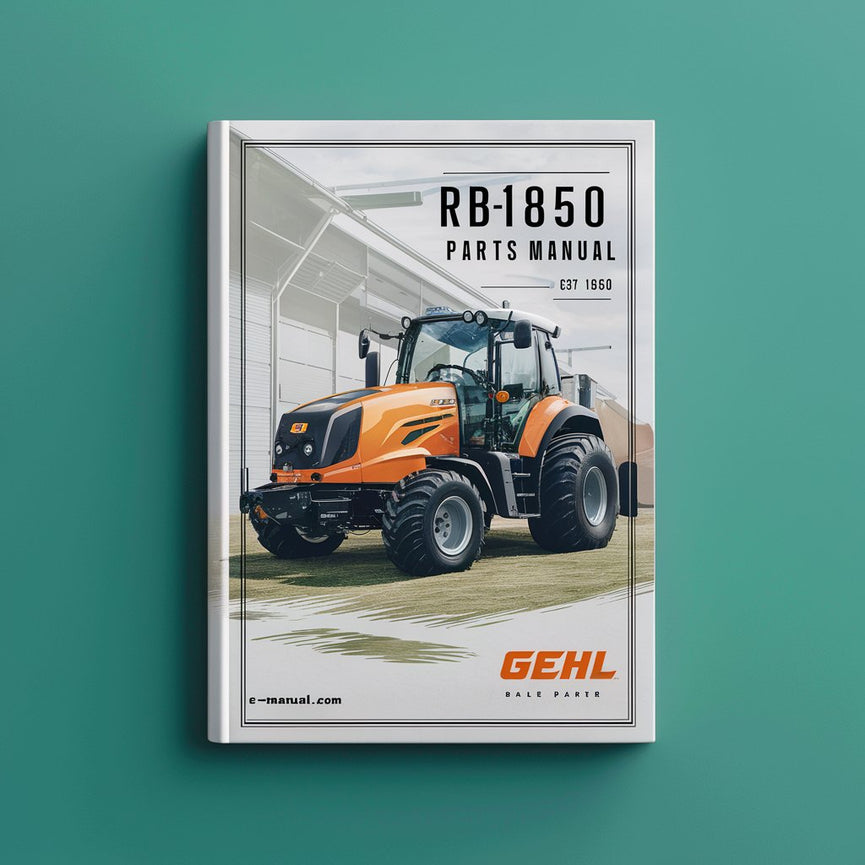 Manual de piezas de la empacadora GEHL RB1850 Descargar PDF