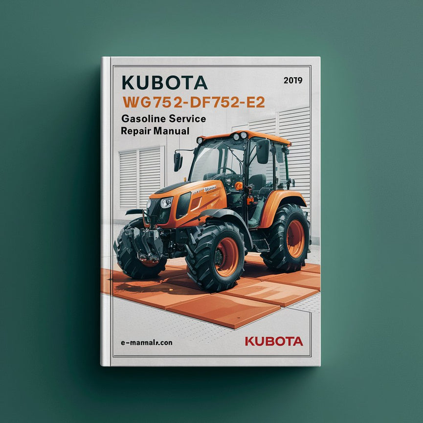 Kubota WG752-E2 DF752-E2 Manuel de réparation du service GPL essence PDF Télécharger