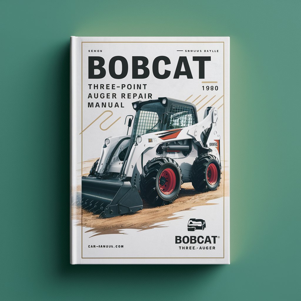 Bobcat Three-Point Auger Service Repair Manual