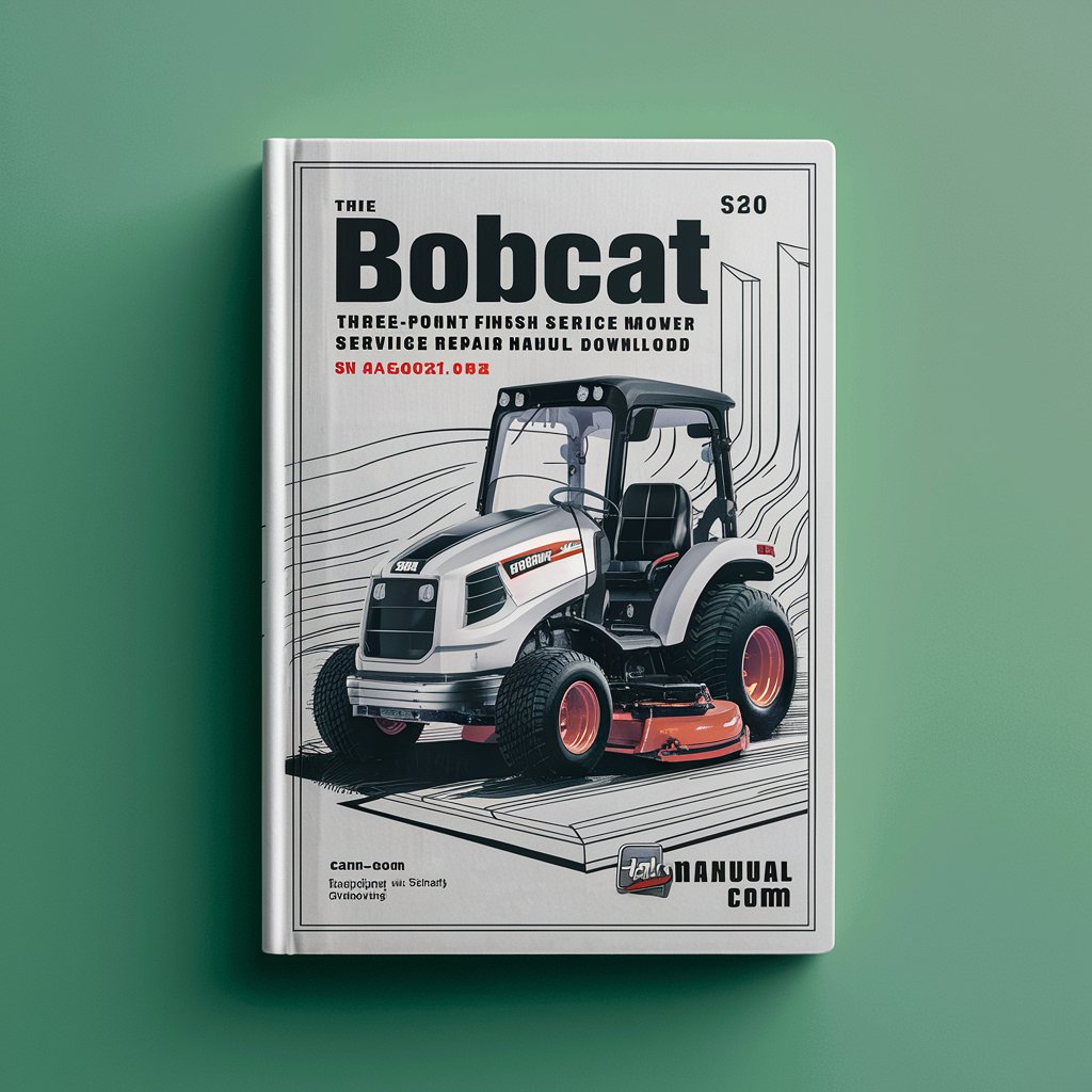 Bobcat Three-Point Finish Mower Service Repair Manual (S/N AF4500101 & Above)
