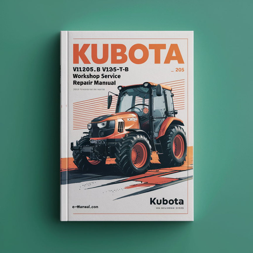 Kubota V1205-B V1205-TB V1305-B Manual de reparación de servicio de taller Descargar PDF