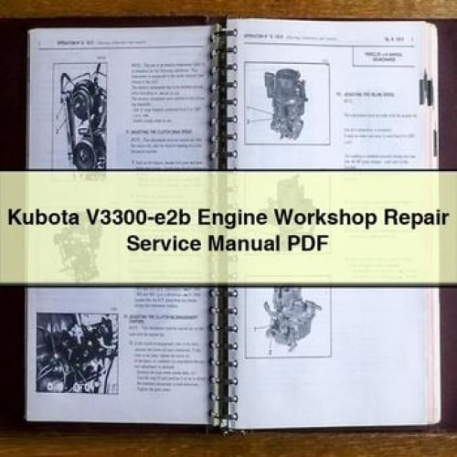 Kubota V3300-e2b Engine Workshop Repair Service Manual