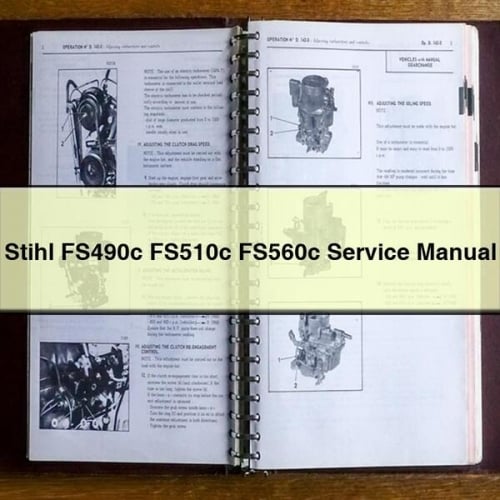 Stihl FS490c FS510c FS560c Manual de reparación de servicio Descargar PDF