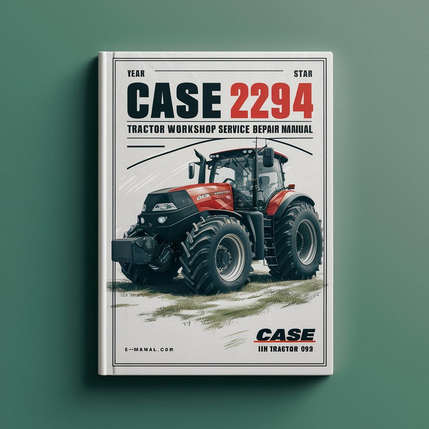 Manuel de réparation du service d'atelier de tracteur Case IH 2294 Télécharger le PDF