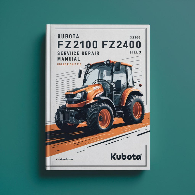 Manual de servicio KUBOTA FZ2100 FZ2400 - Colección de 3 archivos Descargar PDF