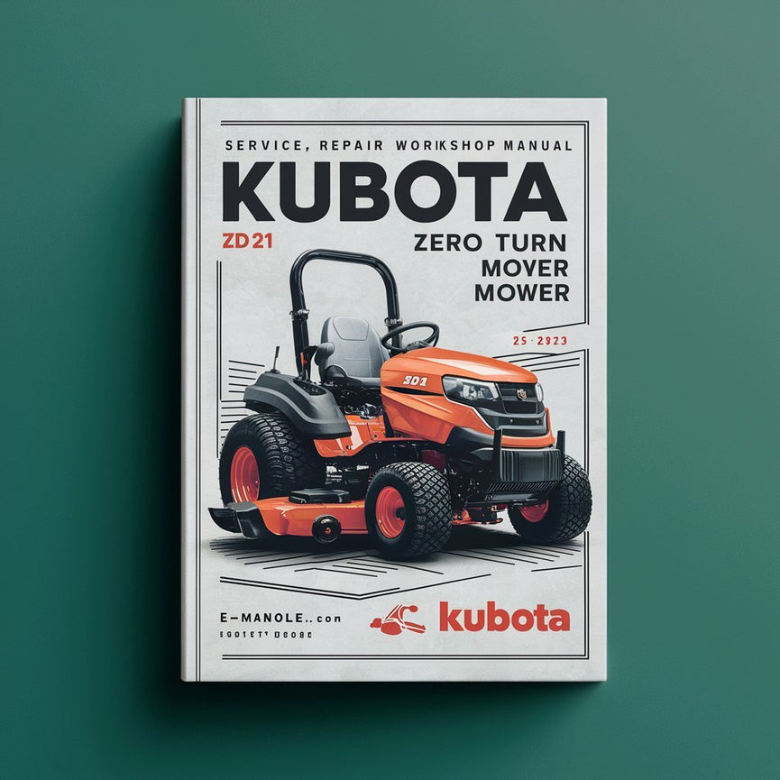 Kubota ZD21 Zero-Turn Mower Service & Repair Manual