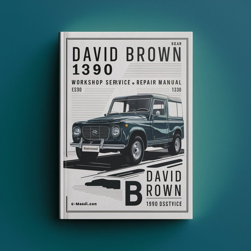 David Brown 1390 Workshop Repair Manual PDF