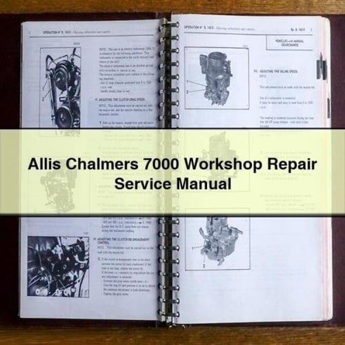 Manual de reparación del servicio de taller Allis Chalmers 7000 Descargar PDF