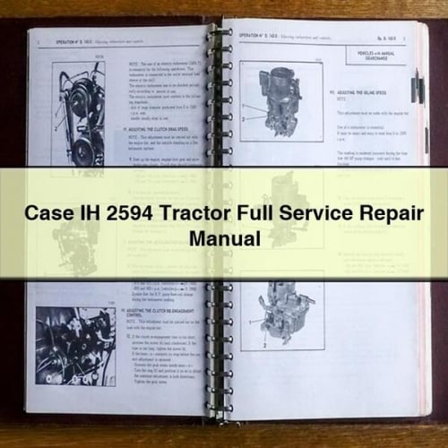 Case IH 2594 Tractor Full Service Repair Manual