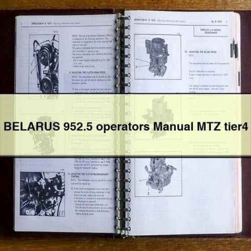 Manuel des opérateurs BELARUS 952.5 MTZ tier4 Télécharger le PDF