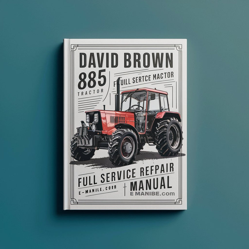 Manual de reparación de servicio completo del tractor David Brown 885 Descargar PDF