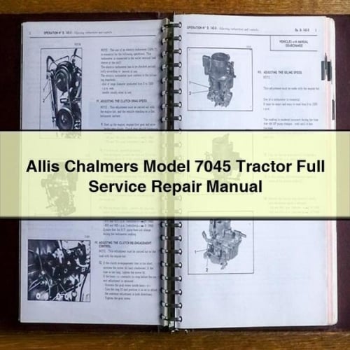 Allis Chalmers Model 7045 Tractor Full Service Repair Manual