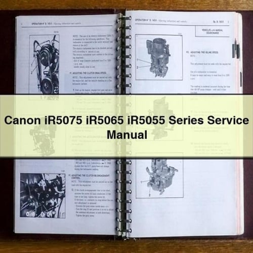 Canon iR5075, iR5065, iR5055 Series Service Manual PDF