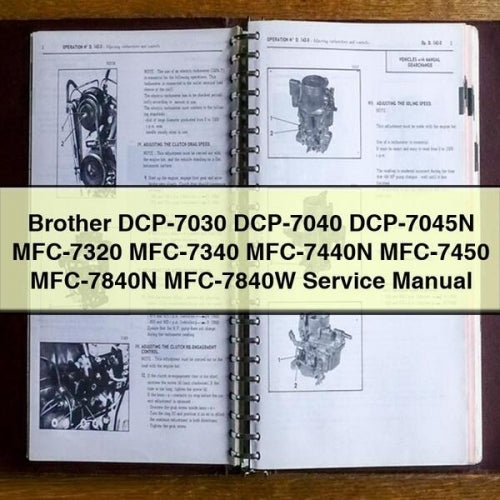 Brother DCP-7030/7040/7045N/MFC-7320/7340/7440N/7450/7840N/7840W Service Manual PDF