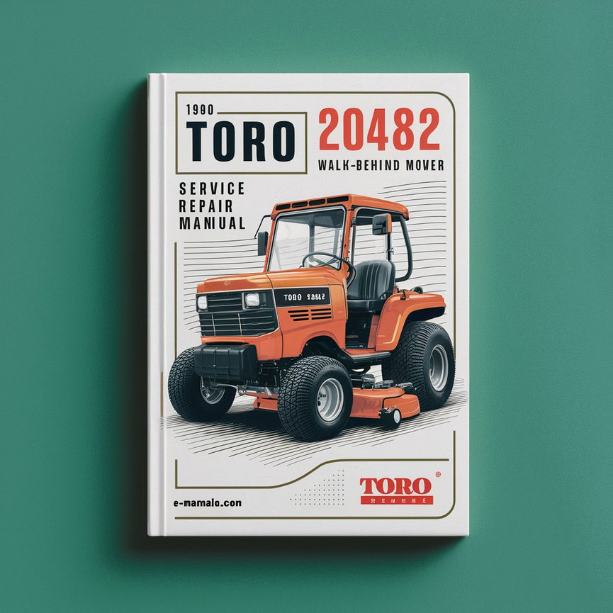 1990-2002 Toro 20482 Cortacésped con operador a pie PDF Descargar manual de reparación de taller/servicio