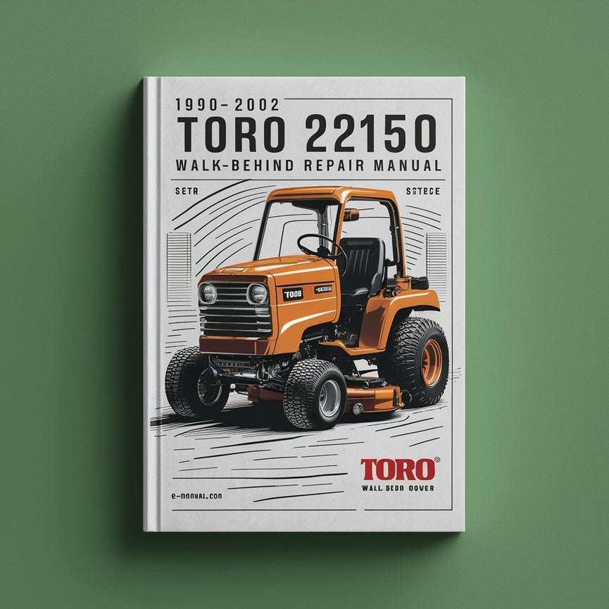 Toro 22150 Walk-Behind Mower Service & Repair Manual (1990-2002)