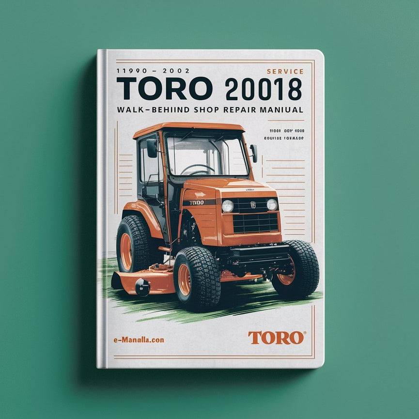 1990-2002 Toro 20018 Cortacésped con operador a pie PDF Descargar manual de reparación/servicio en taller