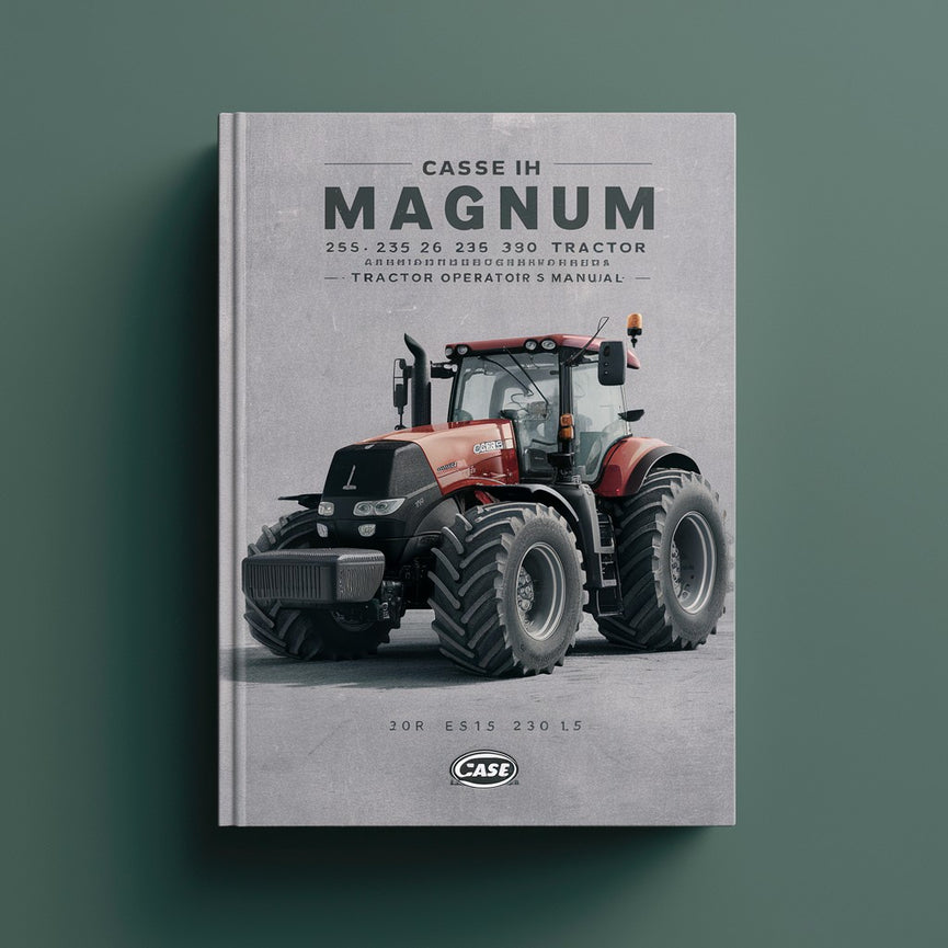 Manual del operador del tractor CASE IH MAGNUM 235 260 290 315 340 Descargar PDF