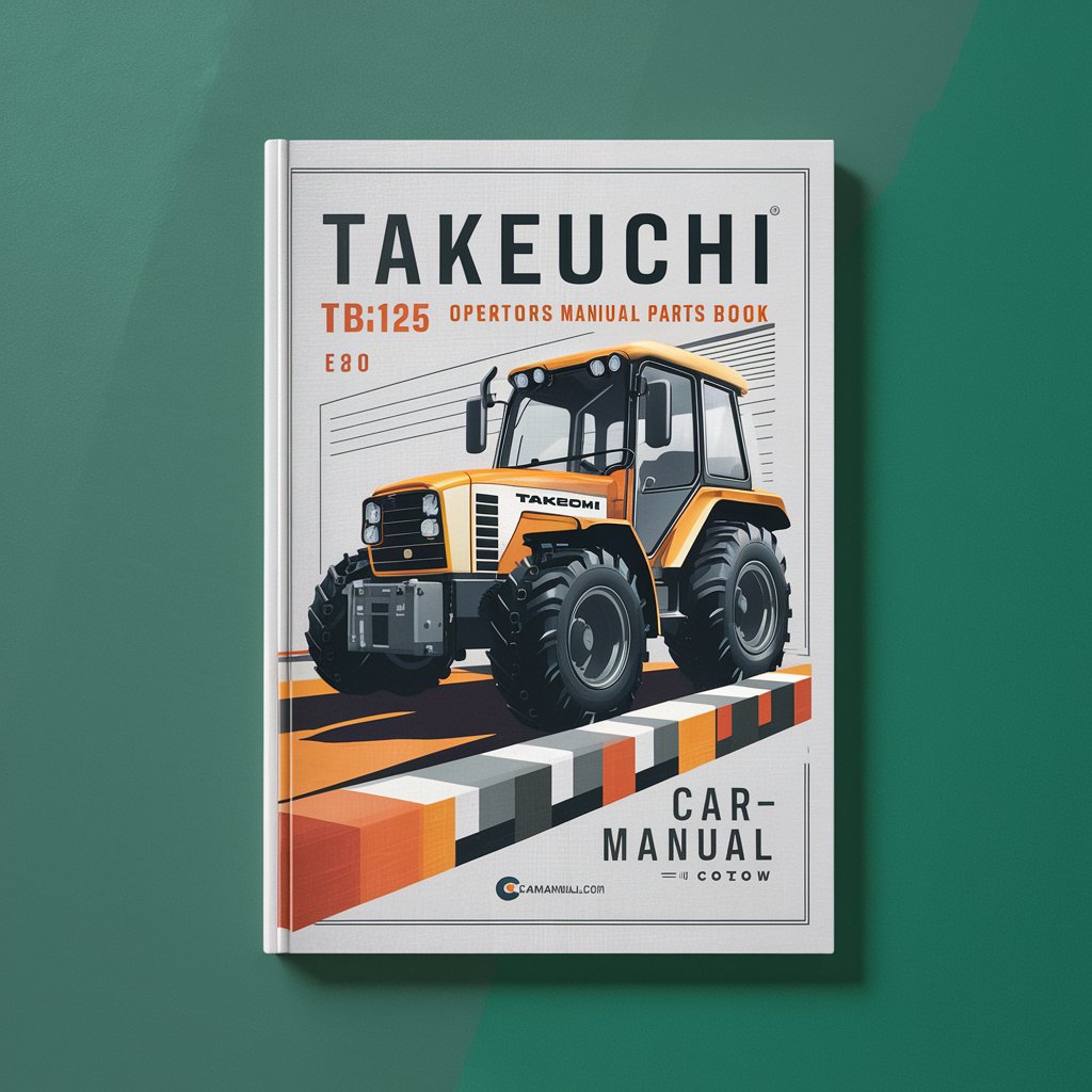 Takeuchi TB125 operators Manual and parts book PDF Download