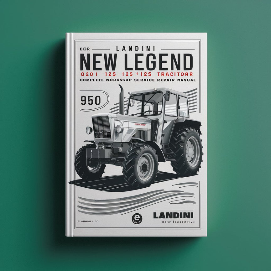 Tractor Landini New Legend TDI 125 135 145 165 Manual Completo Taller Servicio Reparación PDF Descargar