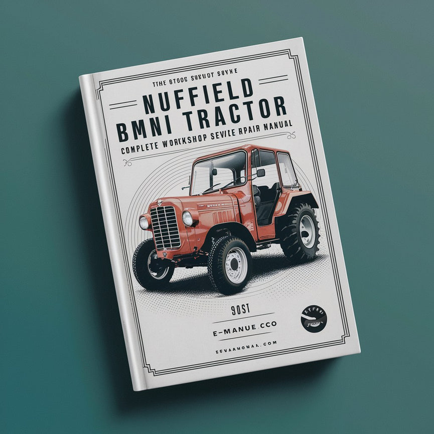 Nuffield BMC Mini Tractor Complete Workshop Service Manuel de réparation PDF Télécharger