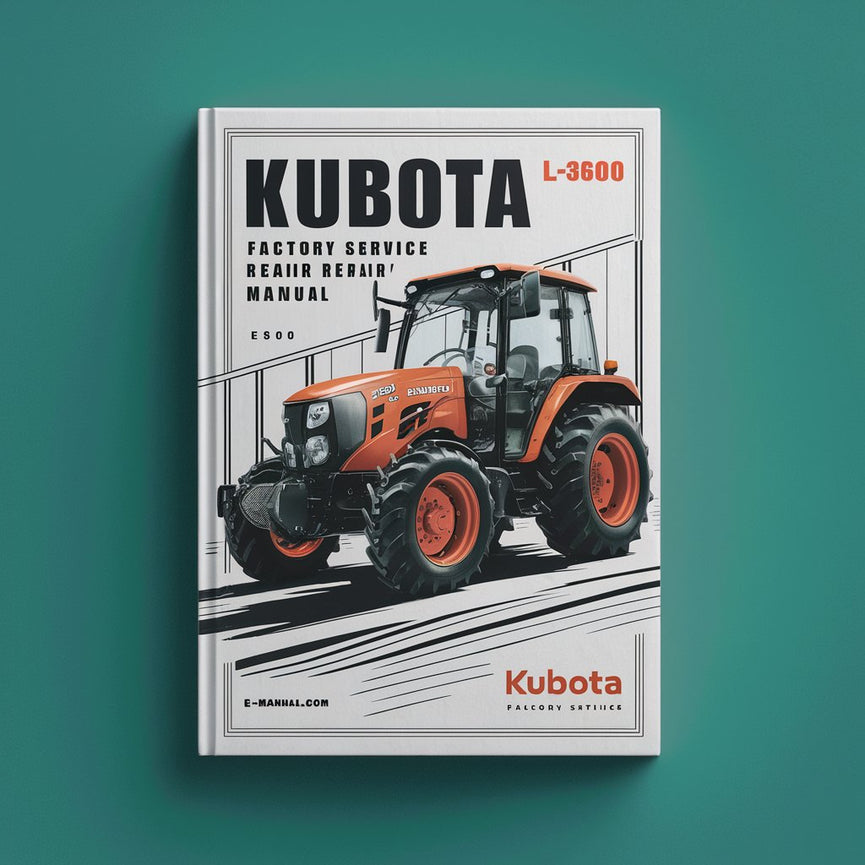 Kubota L3600 Tractor Factory Service Repair Manual PDF Download