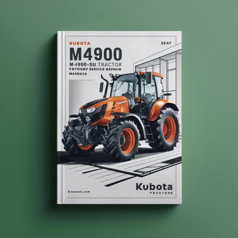 Kubota M4900 M4900SU Manuel de réparation du service d'usine du tracteur PDF Télécharger