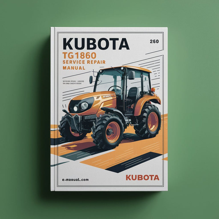 Manual de reparación de servicio Kubota TG1860 TG1860G Descargar PDF