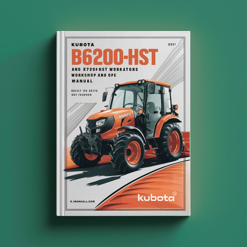 Kubota B6200HST and B7200HST Workshop and operators Manual PDF Download