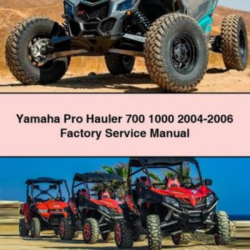 Yamaha Pro Hauler 700 1000 2004-2006 Factory Service Manual PDF Download