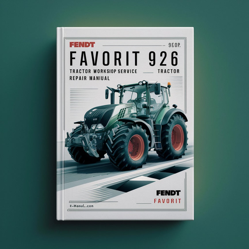 Manual de reparación del servicio de taller del tractor Fendt Favorit 926 Descargar PDF