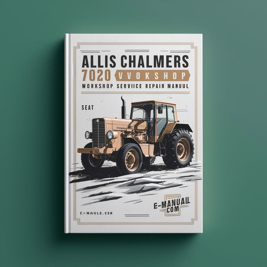 Allis Chalmers 7020 Manuel de réparation du service d'atelier PDF Télécharger