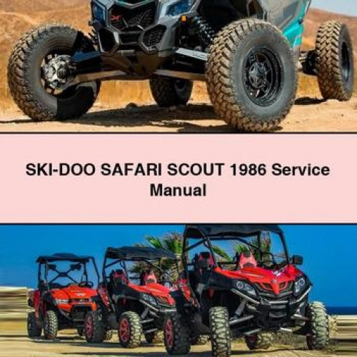 SKI-DOO SAFARI SCOUT 1986 Service Manual PDF Download