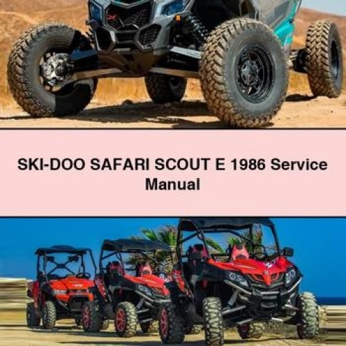 SKI-DOO SAFARI SCOUT E 1986 Service Repair Manual