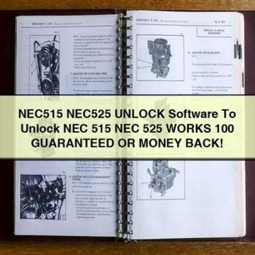 NEC515 NEC525 UNLOCK Software To Unlock NEC 515 NEC 525 WORKS 100 GUARANTEED OR Money BACK