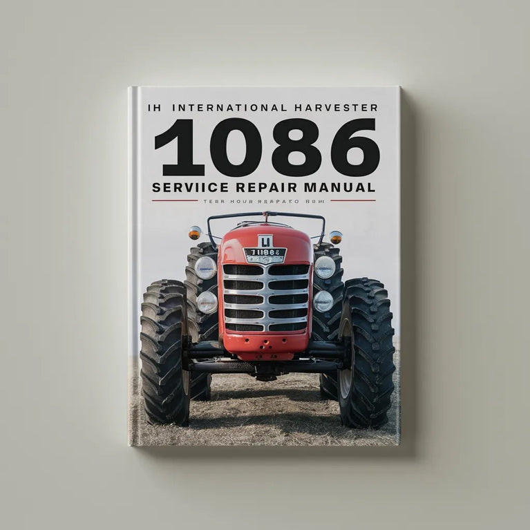 Manual de reparación de servicio IH International Harvester 1086