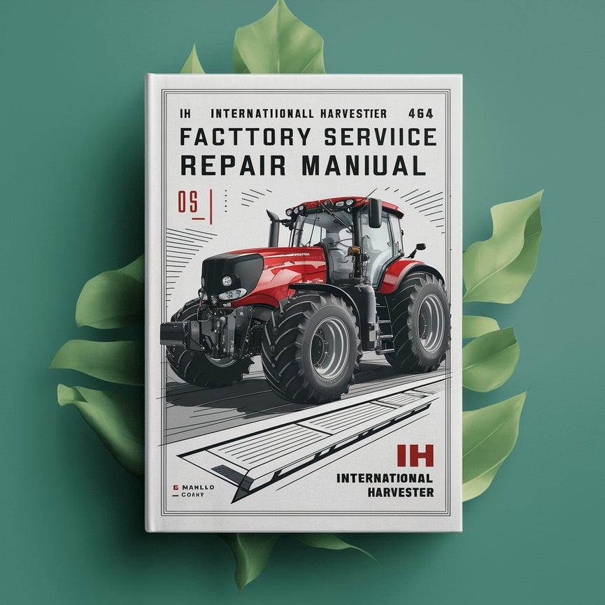 IH International Harvester 464 Factory Service Manuel de réparation PDF Télécharger