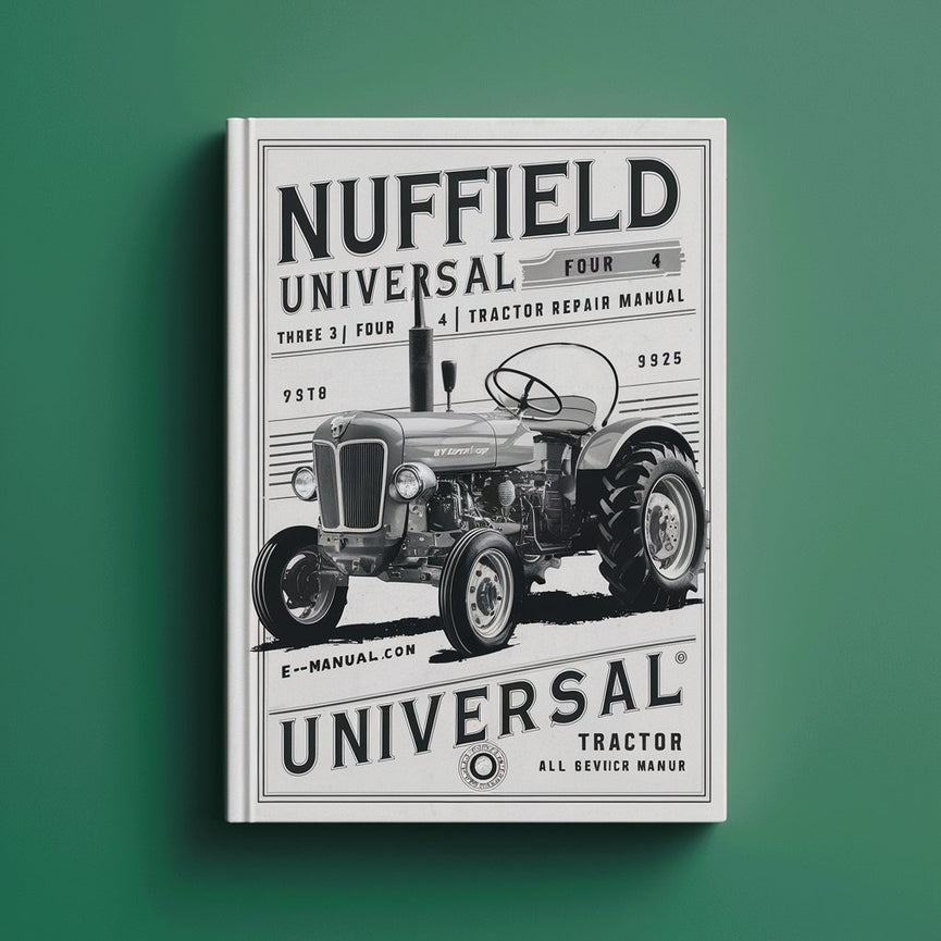 Manuel de réparation pour tracteur Nuffield Universal Three 3 Four 4