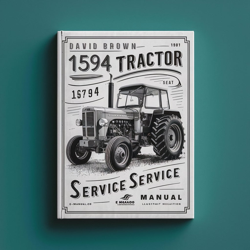 David Brown 1594 Tractor Repair PDF Service Manual Download