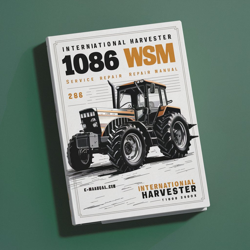 Manual de reparación de servicio WSM del tractor International Harvester 1086 Descargar PDF