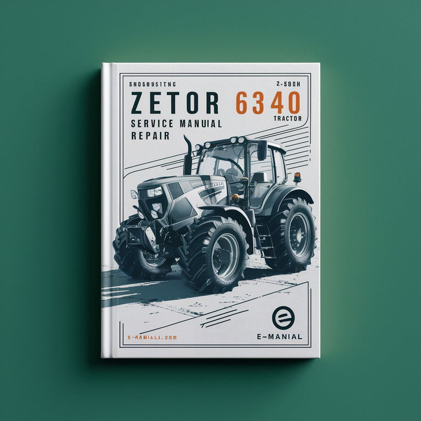 Zetor 6340 Tractor WSM Service Manual Réparation PDF Télécharger