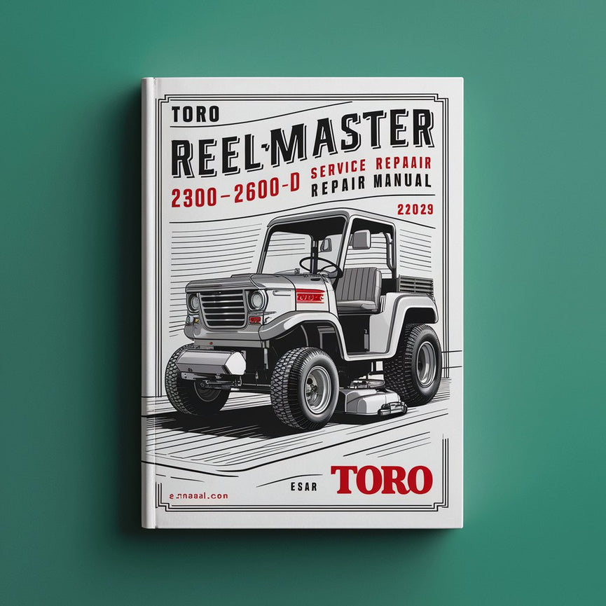 Manual de reparación de todos los servicios del cortacésped Toro Reelmaster 2300-D 2600-D