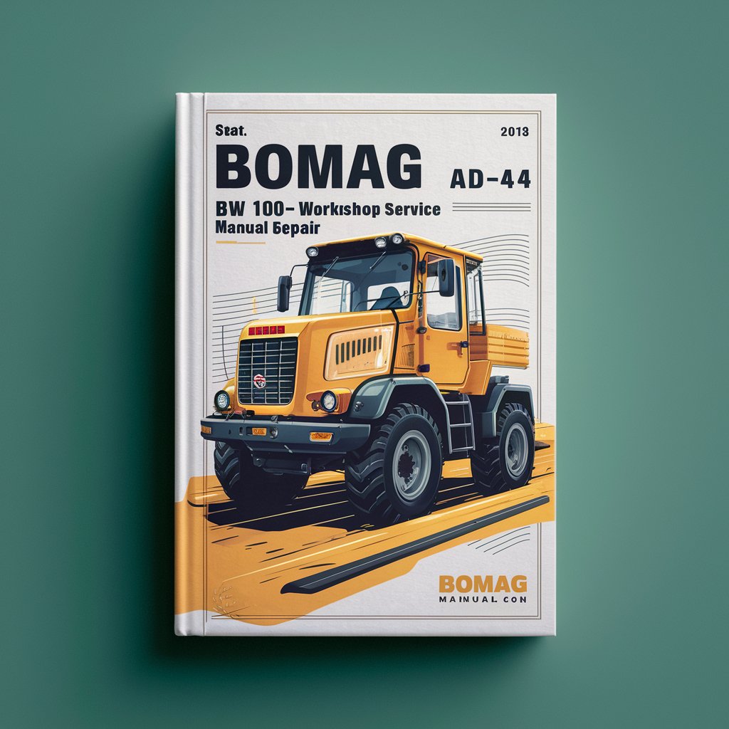 Bomag BW 100 AD-4 Workshop Service Manual Repair PDF Download