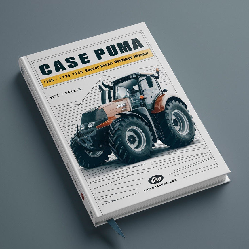 Caso Puma 115 125 140 155 Manual de taller de reparación de servicio de tractor Descargar PDF