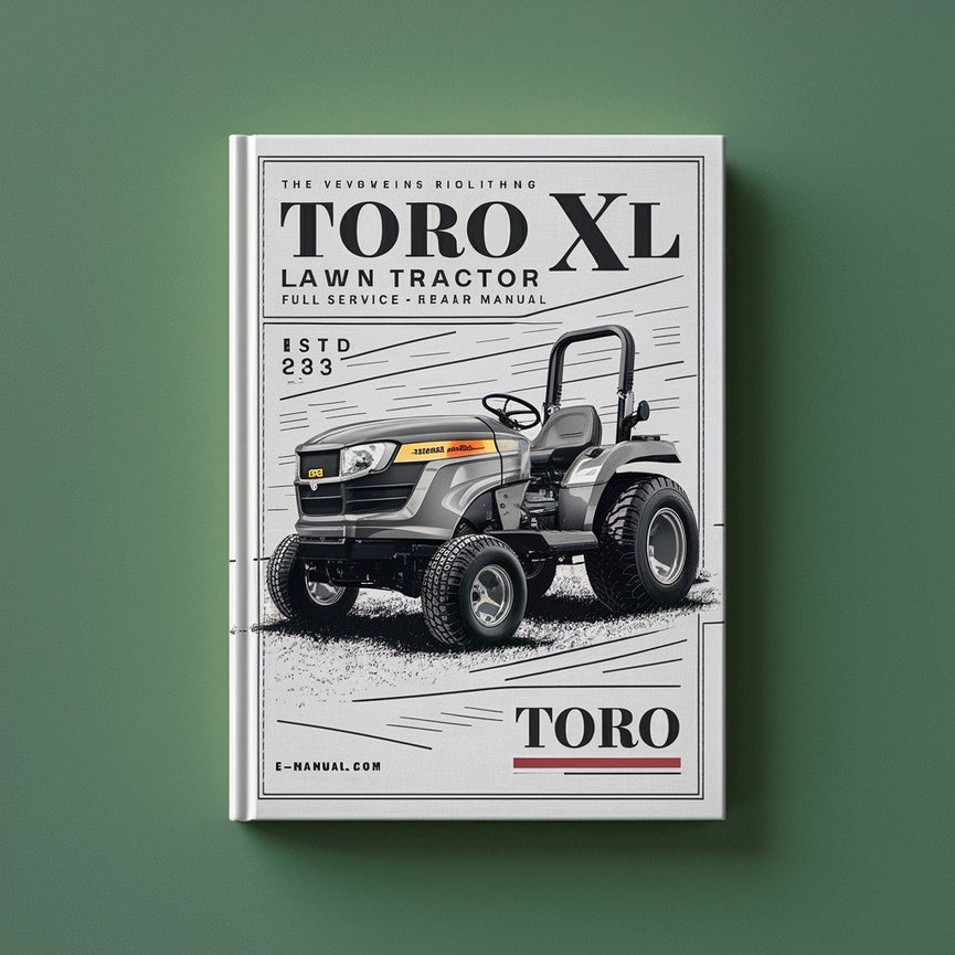 Toro Xl Lawn Tractor Full Service Repair Manual PDF Download