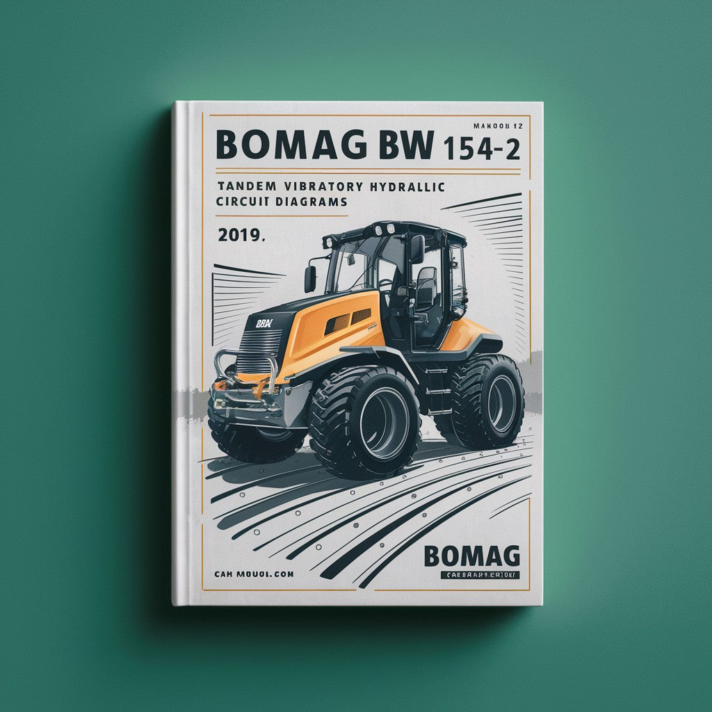 BOMAG BW 154-2 Tandem Vibratory Roller Hydraulic Schematics and Circuit Diagrams Manual PDF Download