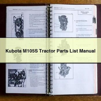Kubota M105S Tractor Parts Catalog PDF